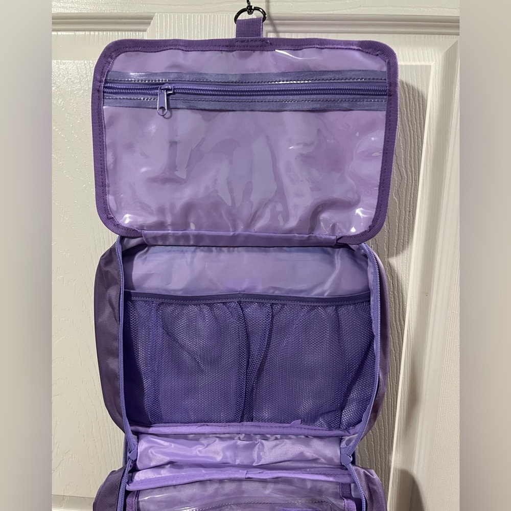 Travel Hanging Toiletry Purple Bag